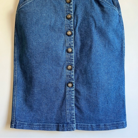 Sezane Jona Skirt in Light Blue Denim - Picture 12 of 16